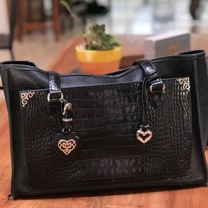 Brighton Croc Handbag